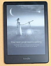 Kindle 6.8" Paperwhite 8GB 11th Gen 300 ppi Black Light -- Excellent