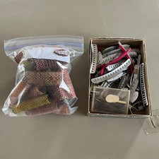 VINTAGE HAIR CURLERS CLIPS GOODY PIECES of ASSORTED STYLES COLORS
