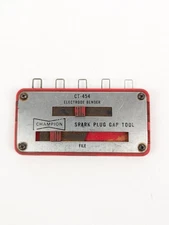 Vintage Champion Spark Plug Gap Multi Gapping Tool CT-454 Made In USA *Read*