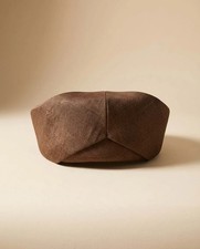 Vintage Brown Pillbox Hat   1950s 1960s Structured Mid Century Hat  