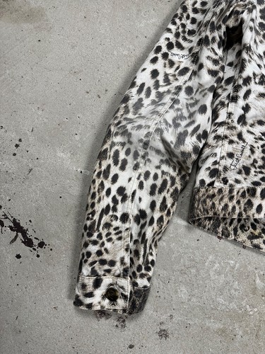Roberto Cavalli Just 2000s Leopard Print Corset Style Jacket Animal rare vintage - Picture 15 of 21