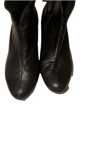 Munro Womens Comfort Leather Ankle Leather Heels Boots shoes sz 10 - Picture 6 of 9