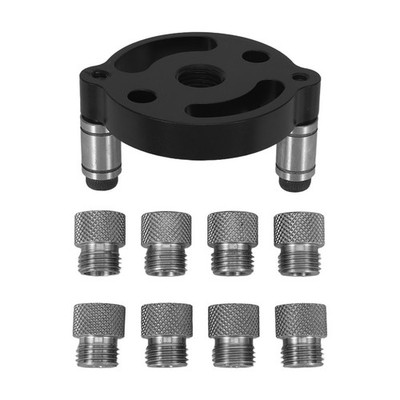 Drill Locator Bit Centering Guide for Round Tube Doweling Woodworking