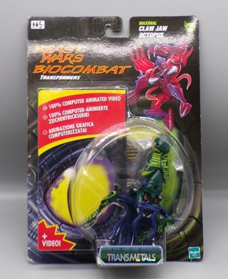 RARE vintage Transformers BEAST WARS Transmetal CLAW JAW Sealed MOC Europe VHS !