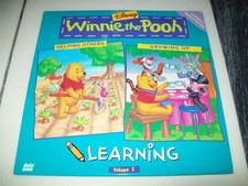 WINNIE THE POOH - LEARNING, VOLUME 2: HELPING OTHERS/GROWING UP Laserdisc RARE