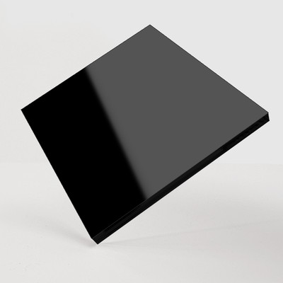 Acrylglas Schwarz 3mm Kante laserpoliert Zuschnitt Größe nach Maß Wählbar 60 /qm