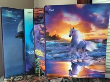 Christian Riese Lassen Tropical Ocean Mead Folders 2007 Horse, Dolphins, Whales