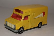 MAJORETTE DIECAST FRANCE FOURGON ICE CREAM VAN, YELLOW, EXCELLENT, ORIGINAL