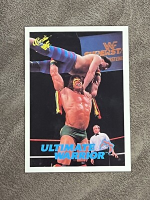 1990 Classic WWF The Ultimate Warrior #43 NM-MT Rookie RC WWE HOF