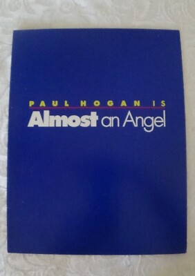 ALMOST AN ANGEL Paul Hogan 1990 movie credits and screening invite.