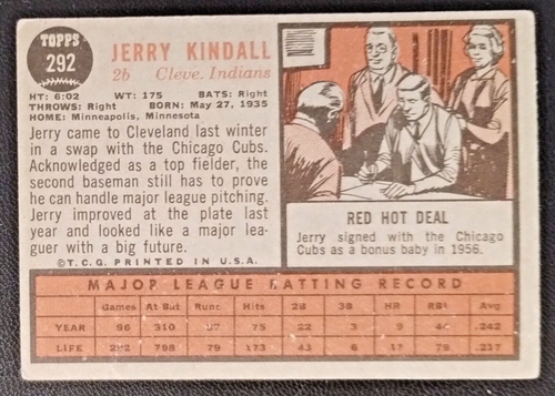 1962 TOPPS BASEBALL #251-300 YOU PICK Get Best Prices SAVE$$ - Picture 338 of 399