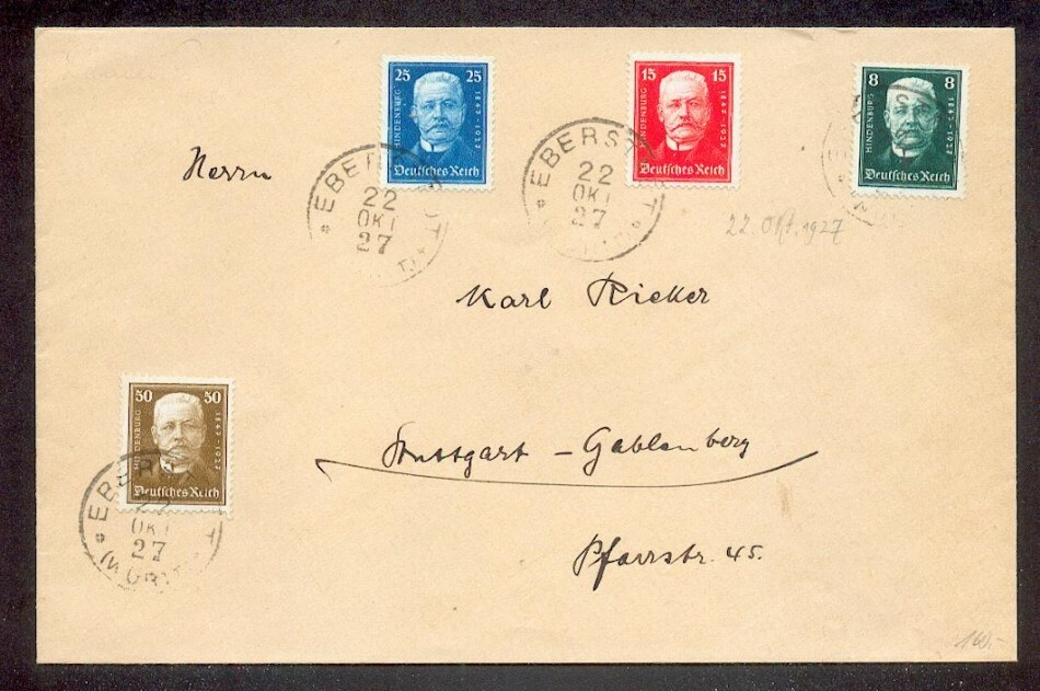 Dr-Weimar 403/6 Letter Set (G0442)