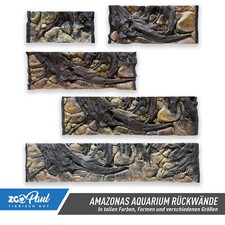 Acquario Sfondo per IN 3D 50x30-200x60 Terrari Strukturrückwand Pesci Aqua Nuovo