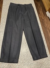 Vintage NTC Creases By LINTRAK Men's Pants CHARCOAL GRAY lintrak crease 32x30