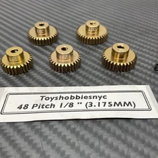 48P Pinion Gear Set 27T 29T 31T 33T 35T FOR 1/10 48 Pitch RC Car Spur & 3.175mm