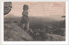 (1) 83xx SAXON. SWITZERLAND -- PFAFFENSTEIN - BARBARINE 1903