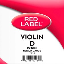 Super Sensitive Red Label Violin D String - Medium 1/2 - SS213 O1/2