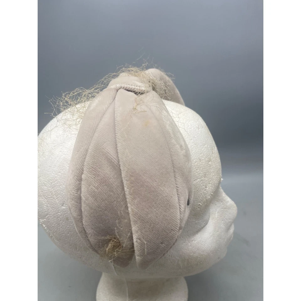 Vintage Diadema Sombrero Mujer Arco Tostado Teatro Calavera Gorra Coleccionista Boda LEER Foto 3 de 4