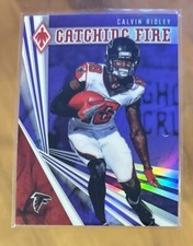 2019 Panini Phoenix Catching Fire Purple Prizm Calvin Ridley #88/149 Titans SP