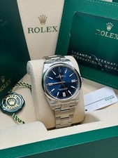 Rolex Oyster Perpetual 41 NEW 2023 Blue Dial Stainless Steel Smooth Bezel 3