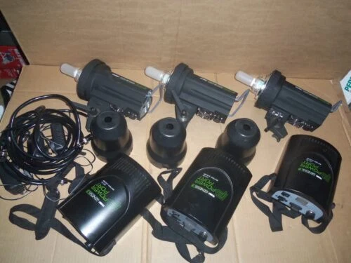 Cabezales de Flash Calumet y Fuentes de alimentación