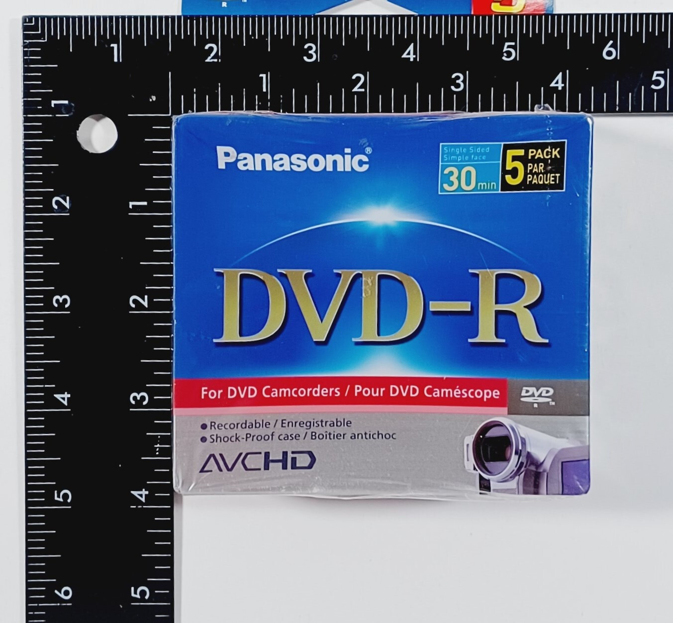 Panasonic LMRF30V5 DVDR Camcorder Mini Blank Disc 5 Pack New Sealed