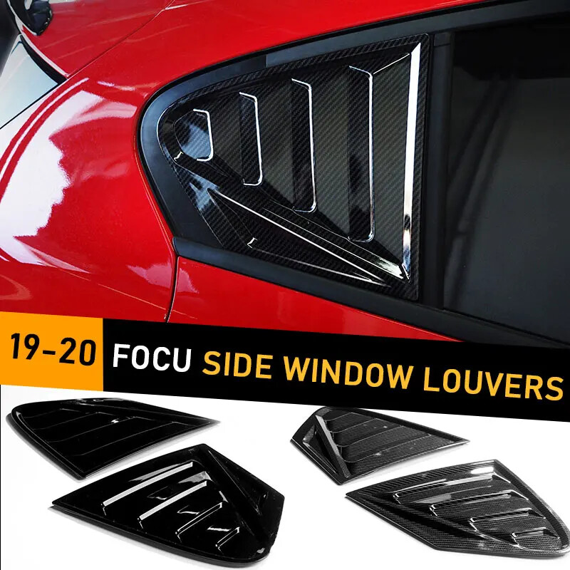 Ford Focus ST-Line MK4 2019-2020 ABS Side Window Louvers Hatchback