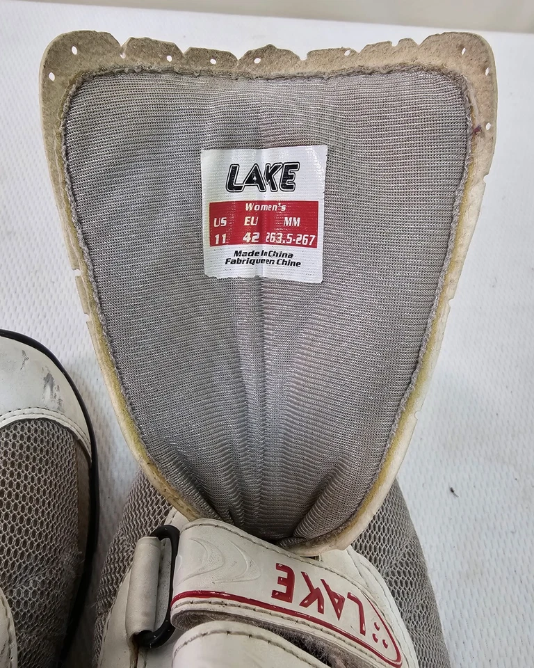 Zapatos de ciclismo LAKE I/01-W para mujer con tacos talla US 11 Euro 42 suelas Vibram Foto 3 de 4