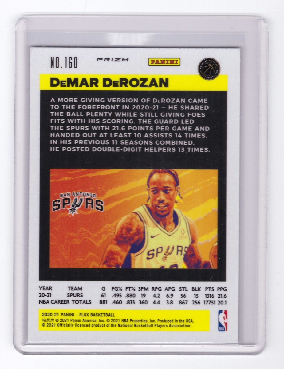 2020-21 Panini Flux Basketball DeMar DeRozan #160 (Pulsar) | eBay