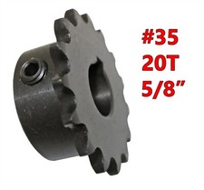 20T Tooth 35 Sprocket Gear with 5/8" Bore for Jackshaft Mini Bike Go Kart - NEW