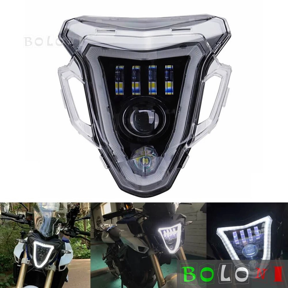 Faro LED con luz diurna conjunto DRL para BMW F800R 2015-2019  Foto 3 de 4