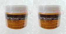2x Betadine Ointment Povidone Iodine skin Infection Burns Scalds Antiseptic 50g