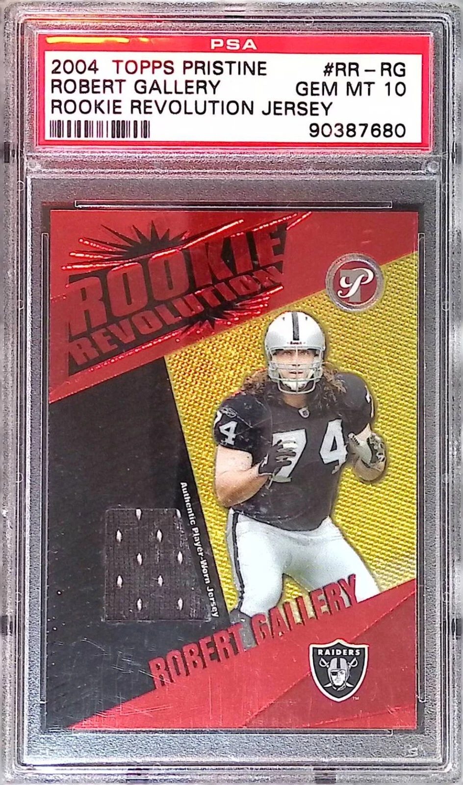 Robert Gallery Topps Pristine Rookie Revolution Jersey #RRRG Base