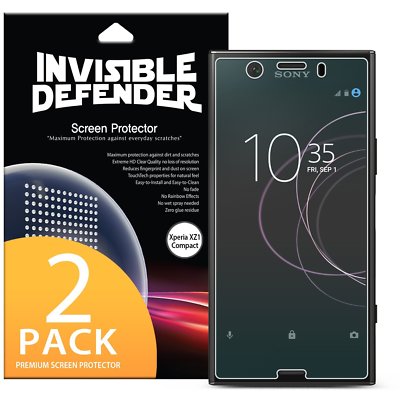 Sony Xperia XZ1 Compact Screen Protector Ringke  [Full Coverage] Clear Film 2pcs