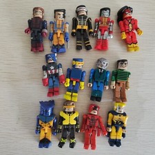 Lot 13 Marvel Minimates Spiderman Wolverine C...