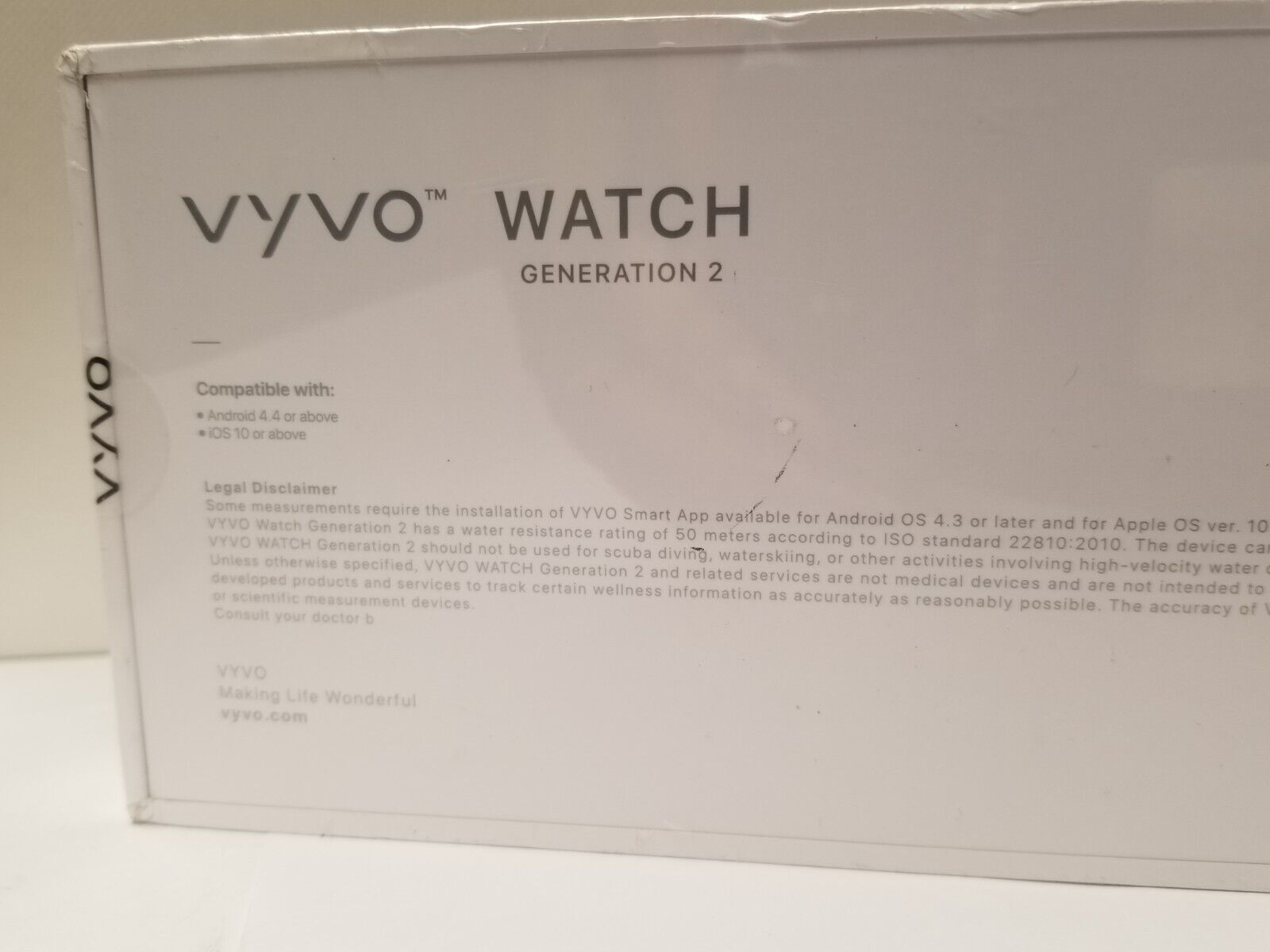 VYVO Gen 2 Lifewatch Smartwatch