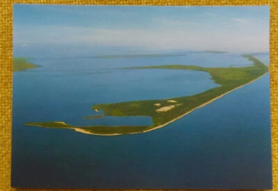 Ansichtskar Nordseeinsel Sylt - Luftbild von Norden in 3,5 km Höhe (57-24) - Bild 1 von 2