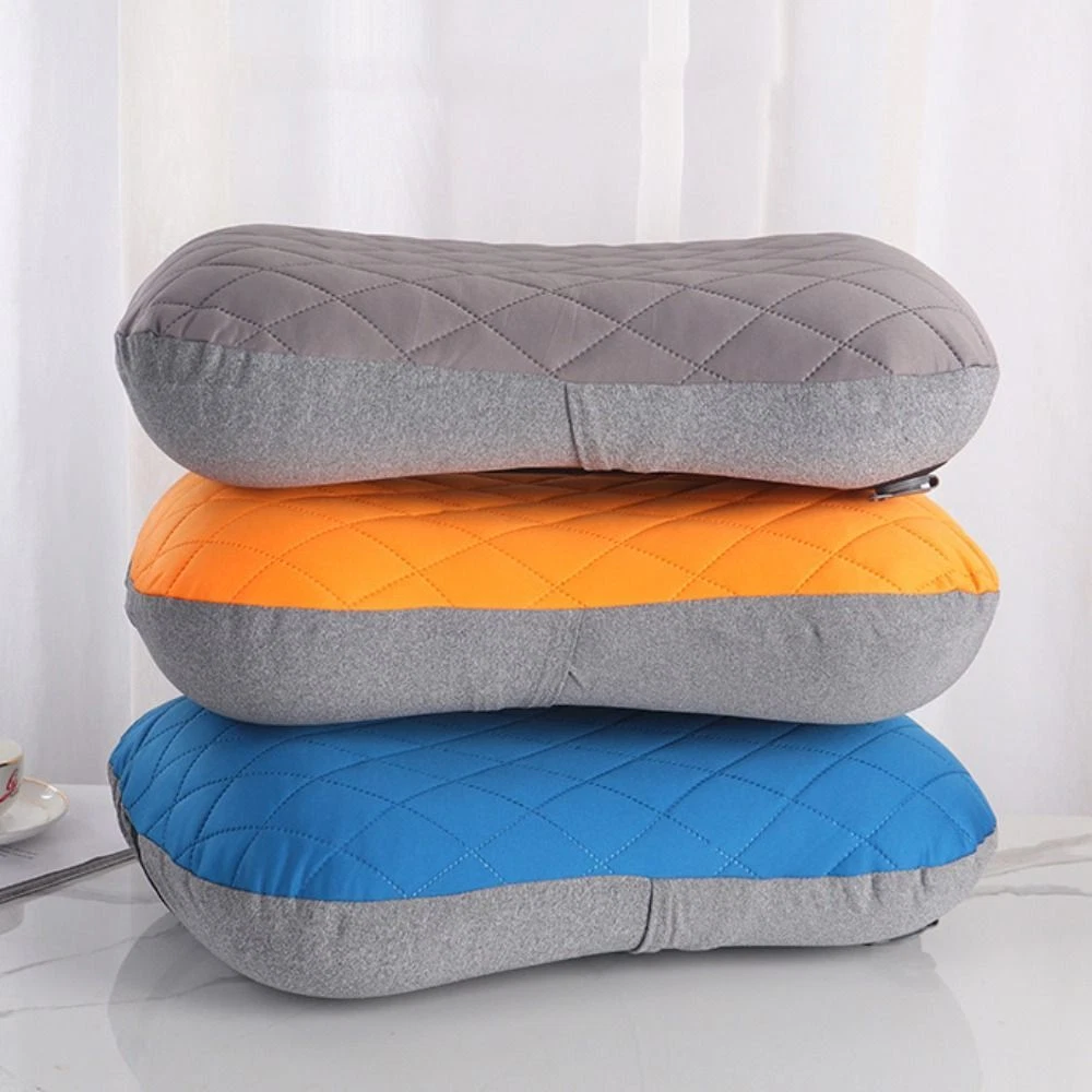 Iatable Pillow Outdoor Square PVC TPU Neck Pillow Air Cushion