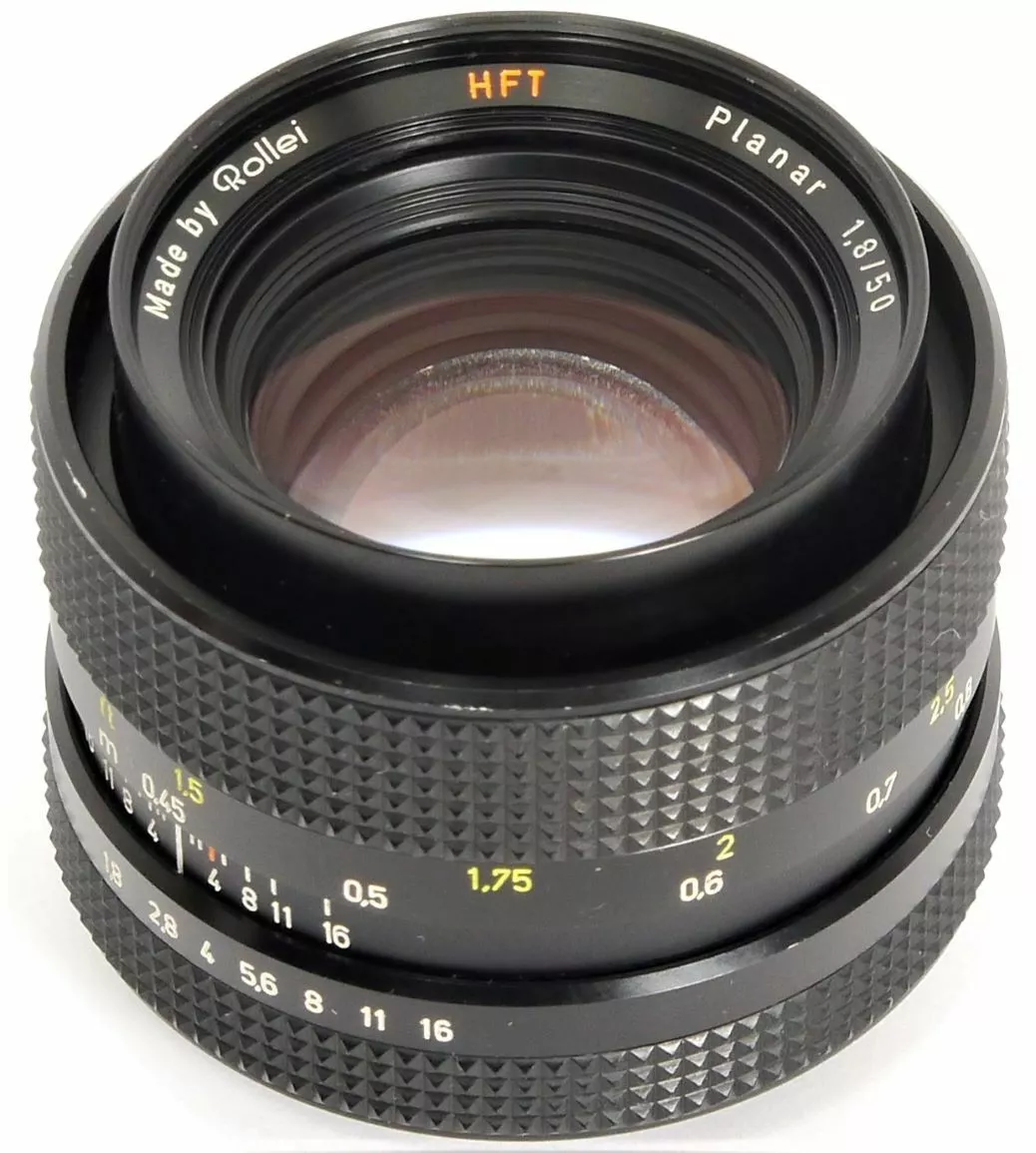 Rollei PLANAR 1.8/50mm SL - SHARP Prime Lens for Rolleiflex QBM / DIGITAL  Camera