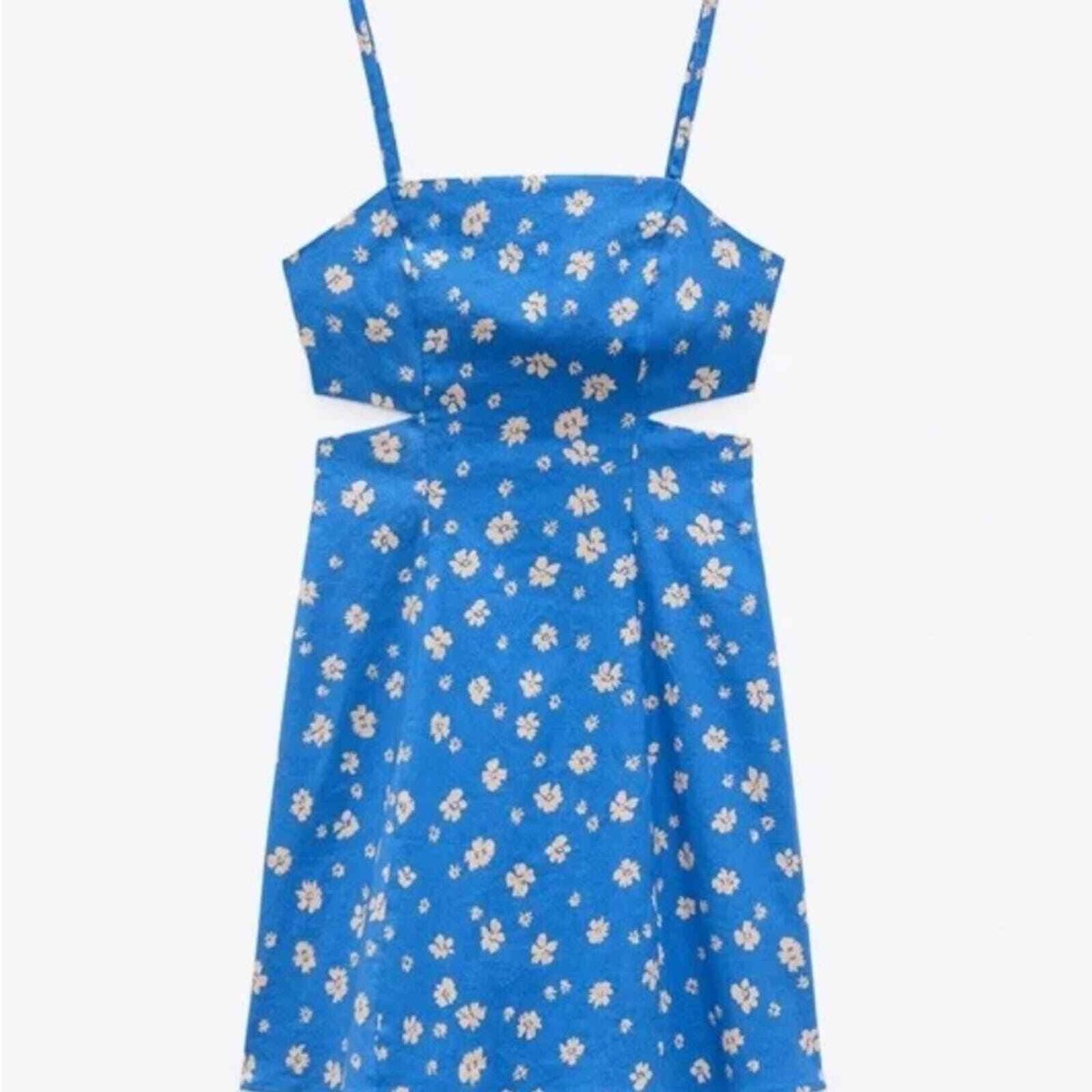 blue floral dress zara Boden Women's Zara Cross Waist Jersey Dress in Blue