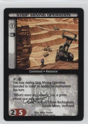 1996-98 Battletech CCG Strip Mining Operation 2s8