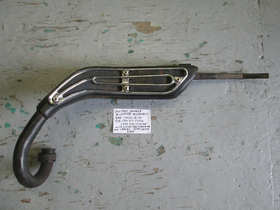 ВИНТАЖНЫЙ глушитель Yamaha, 1971 JT1 / JT1L, 1972 JT2 / JT2MX 288-14610-31-00 - Изображение 2 из 4