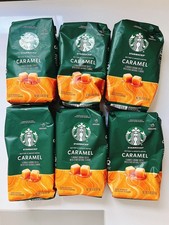 6 PACK 66 oz Starbucks Caramel Flavored Ground Coffee, 11oz/ea