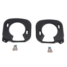 Silver and Black Cleat Cover for Speedplay for zero Enhanced Traction Secure Fit