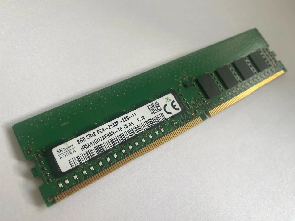 8GB DDR4 PC4-17000 2133mhz ECC UDIMM ECC Workstation RAM HMA41GU7AFR8N - TF - Image 4 of 4