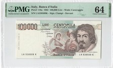 Italy 100000 Lire 1983 P-110a PMG 64
