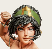 1/6 1/12 1/18 Toph Beifong Head Sculpt Carved Model Toys