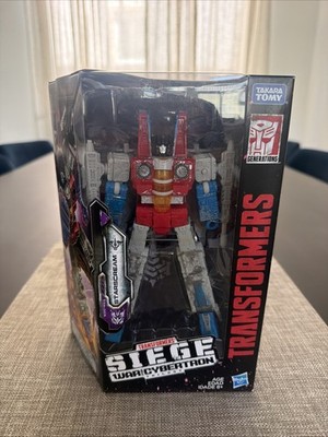 Transformers War For Cybertron Siege Voyager Class Starscream Hasbro New Sealed