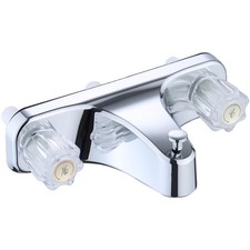 Mobile Home RV Tub Shower Center-Set Faucet, 8 inch, 2-Handle Wall Mount Show...