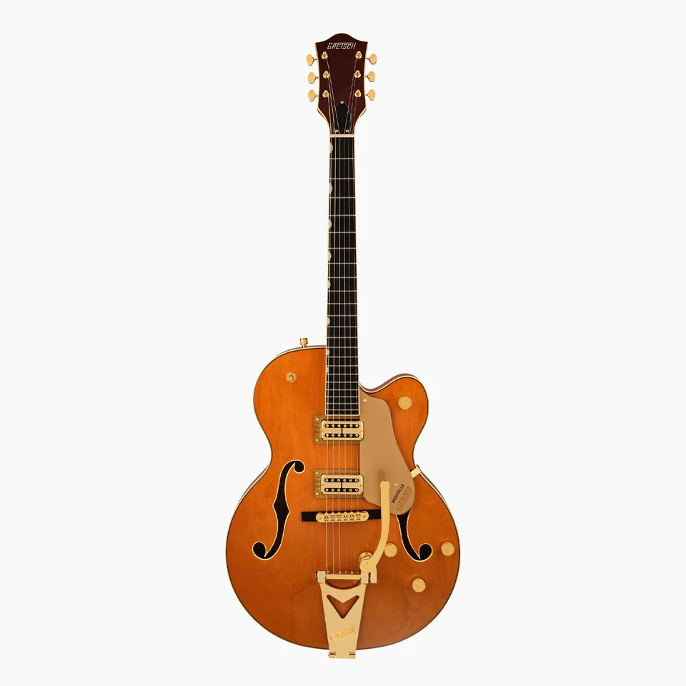 Gretsch Synchromatic Nashville Hollowbody Corte Único Bigsby - Mancha Naranja Años 50 Foto 2 de 4